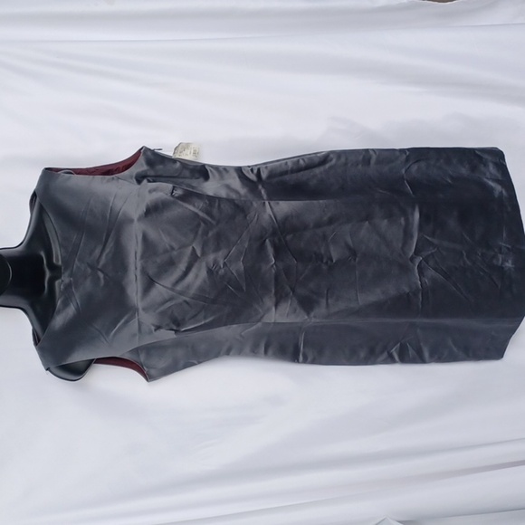 NWT BROOKS BROTHERS Dress Gray Silk Satin Sz 12, Side Zip, 20" PTP, 37" lg L - Picture 1 of 8